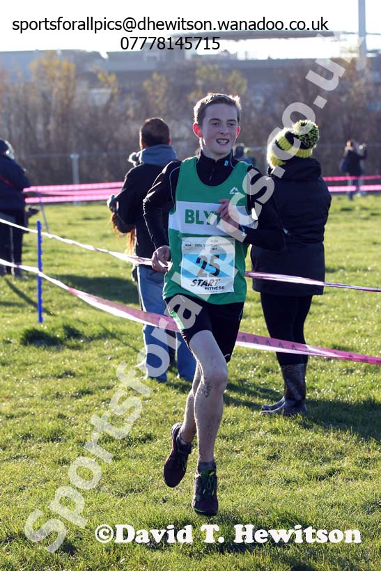 Boys under-13s North Eastern Cross Country Chanpionships. Photo: David T. Hewitson/Sports for All Pics